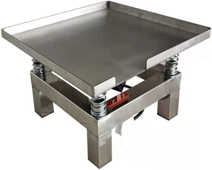 Plataforma Vibratoria Eléctrica Mini para Pruebas, Mesa Vibradora de Acero Inoxidable de 35x35 cm, para Compactación de Hormigón y Eliminación de Burbujas de Aire (220 V) miniatura 1