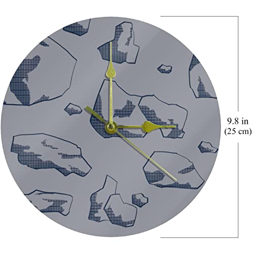 Horloge murale à quartz fonctionne avec piles format 24 cm pour un affichage précis