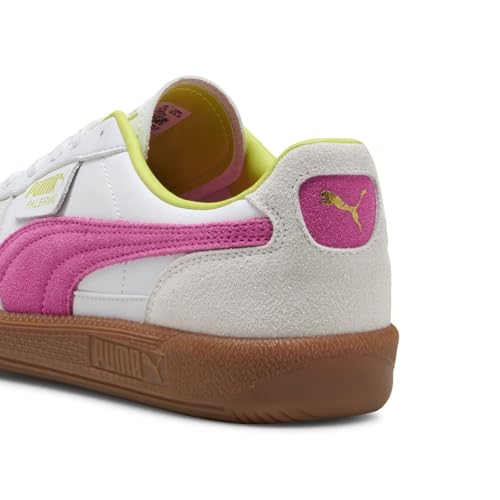 Image of Puma Unisex Adults' Palermo LTH 396464 Sneakers, 25 Autumn Winter Color Puma White /Fluoro Pink (25), 29.0 cm