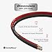 InstallGear 4 Gauge Wire - 50 ft 4 AWG CCA Battery Cable - Car Audio, Amplifier Power, Ground Applications