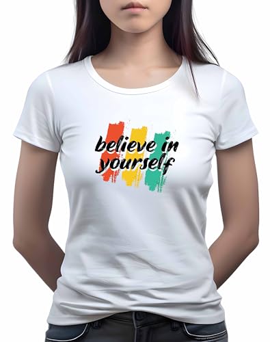 Image of XENOVAURBAN Women's 100% Cotton Printed Regular fit Round Neck T-Shirt WMN-05