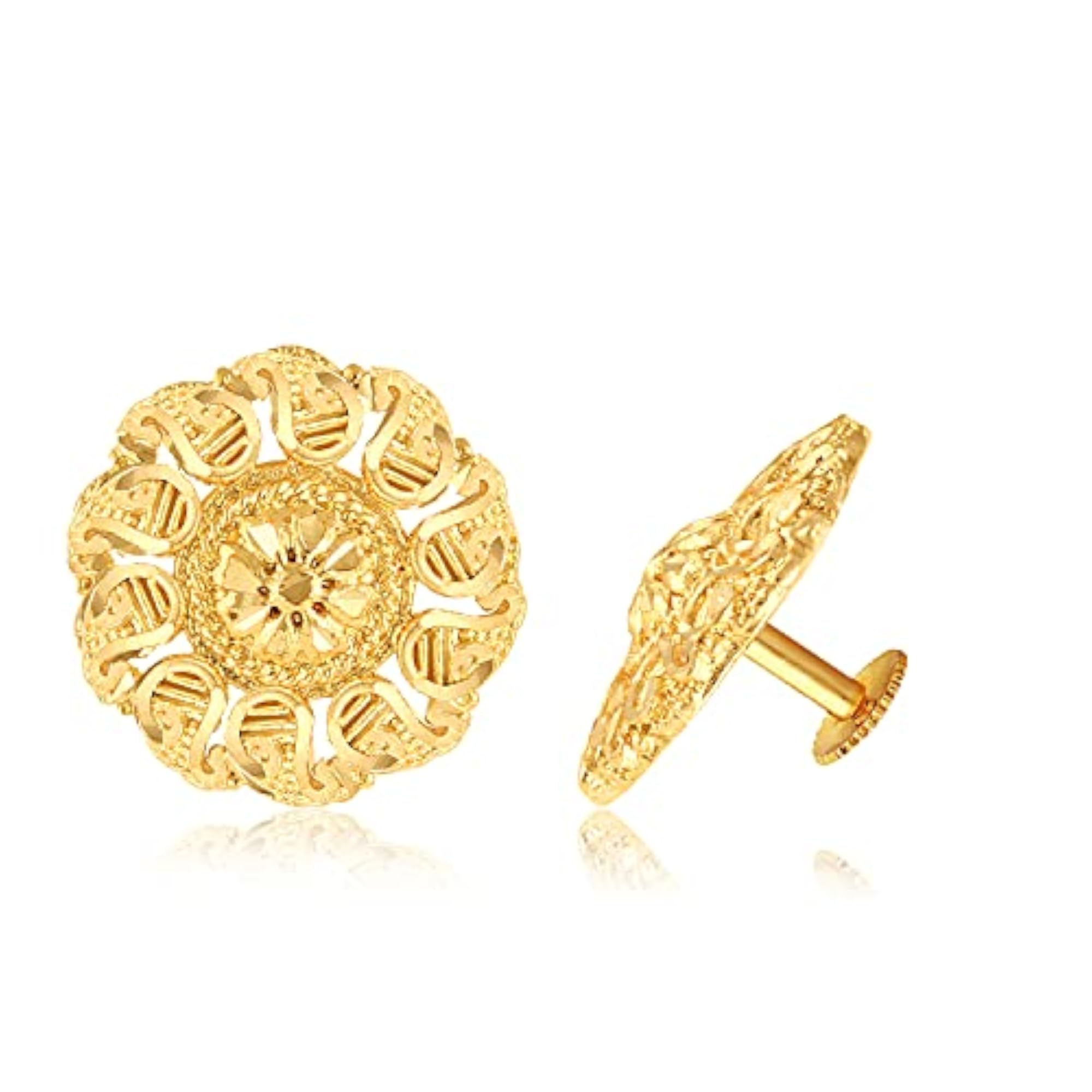 Valentine's Screw Back Alloy Plated Stud Earrings for Him