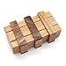 BSIRI Secret Puzzle Box- Brain Teaser Wooden Box with Hidden Compartments - Ideal Money Box, Stash Box, Jewelry Box, 3D Puzzle Lock Box, Gift Card, Money Puzzle Box for Cash Gift (Double Magic Box)