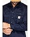 Carhartt Mens Flame Resistant Lightweight Twill (Big & Tall) Button Down Shirts, Dark Navy, 3X-Large US
