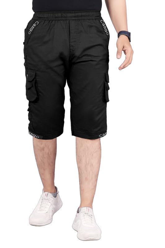 Mens Shorts Casual ||Cargo Shorts for Men ||Stylish Multi-Utility Pockets||01_Capri_Parent-picture-43