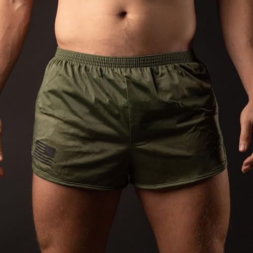 Grunt Style OD Green Ranger Panties Men's Athletic Training Shorts3