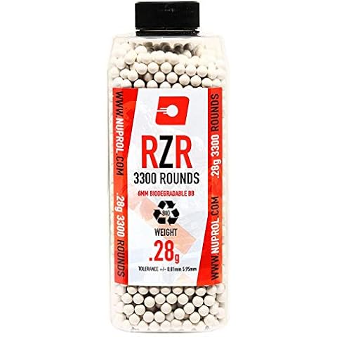 Nuprol Airsoft RZR 3300 Round Bio BB's Pellets 28 g Cover