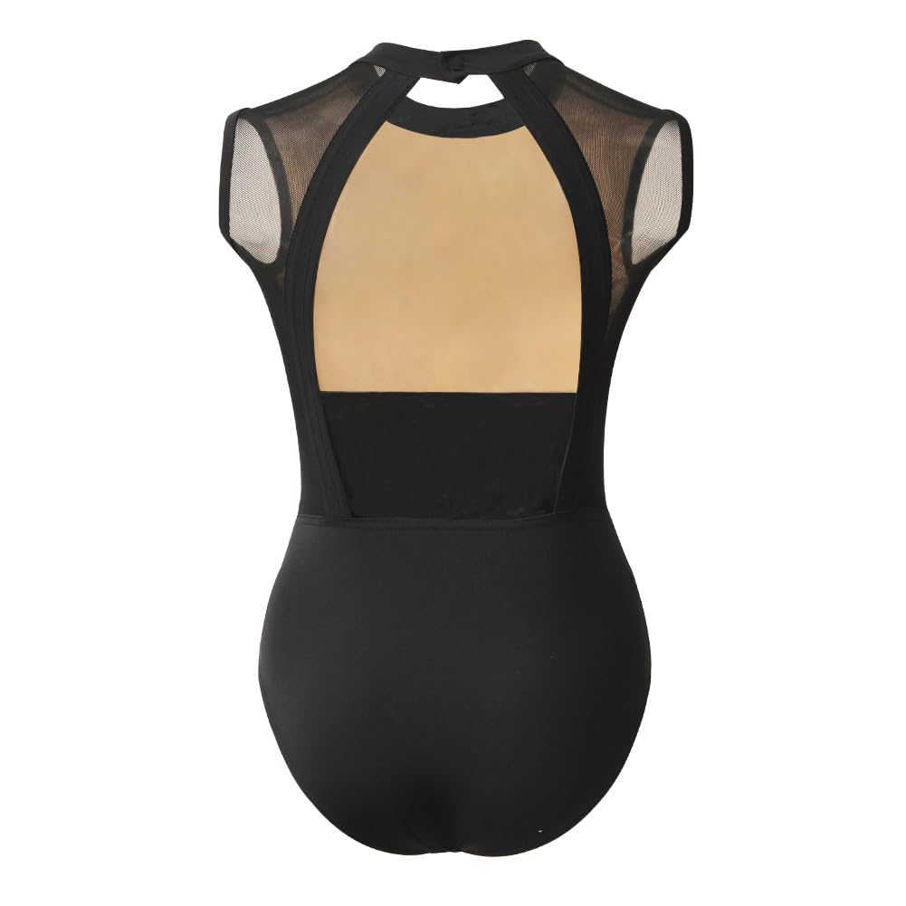 ROYAL SMEELA justaucorps col montant justaucorp de danse classique femmes adulte body ballet dos nu sans manche pour femme