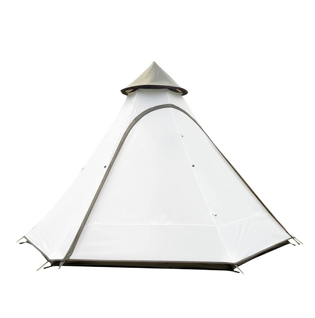 Namiot Kempingowy Piramida Namiot Kempingowy Podwójny Namiot Przeciwdeszczowy 4-6 Osób Wodoodporny Duży Namiot Na Zewnątrz Namiot Trekkingowy (Color : A, Size : 380x330x240cm)