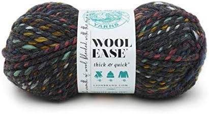 Lion Brand Yarn Company 1-Piece Wool-Ease Thick and Quick, Denim, one Size, 640-114B
