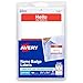Avery Border Name Badge Labels, Red, Pack of 100, 2.34 x 3.375 Inches (5140)