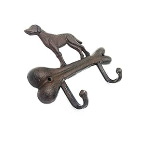 Rustic heavy duty cast iron hook wall art decor hanging towel key coat rack durable iron hanger living room bathroom room kitchen wall decoration  urban country home decor