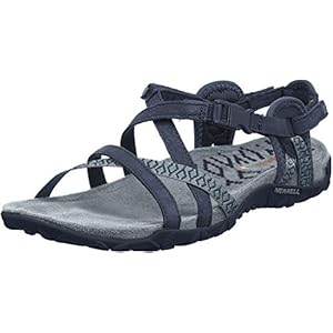 Merrell Dames Terran Lattice II Sandalen, Grijs Slate, 37 EU