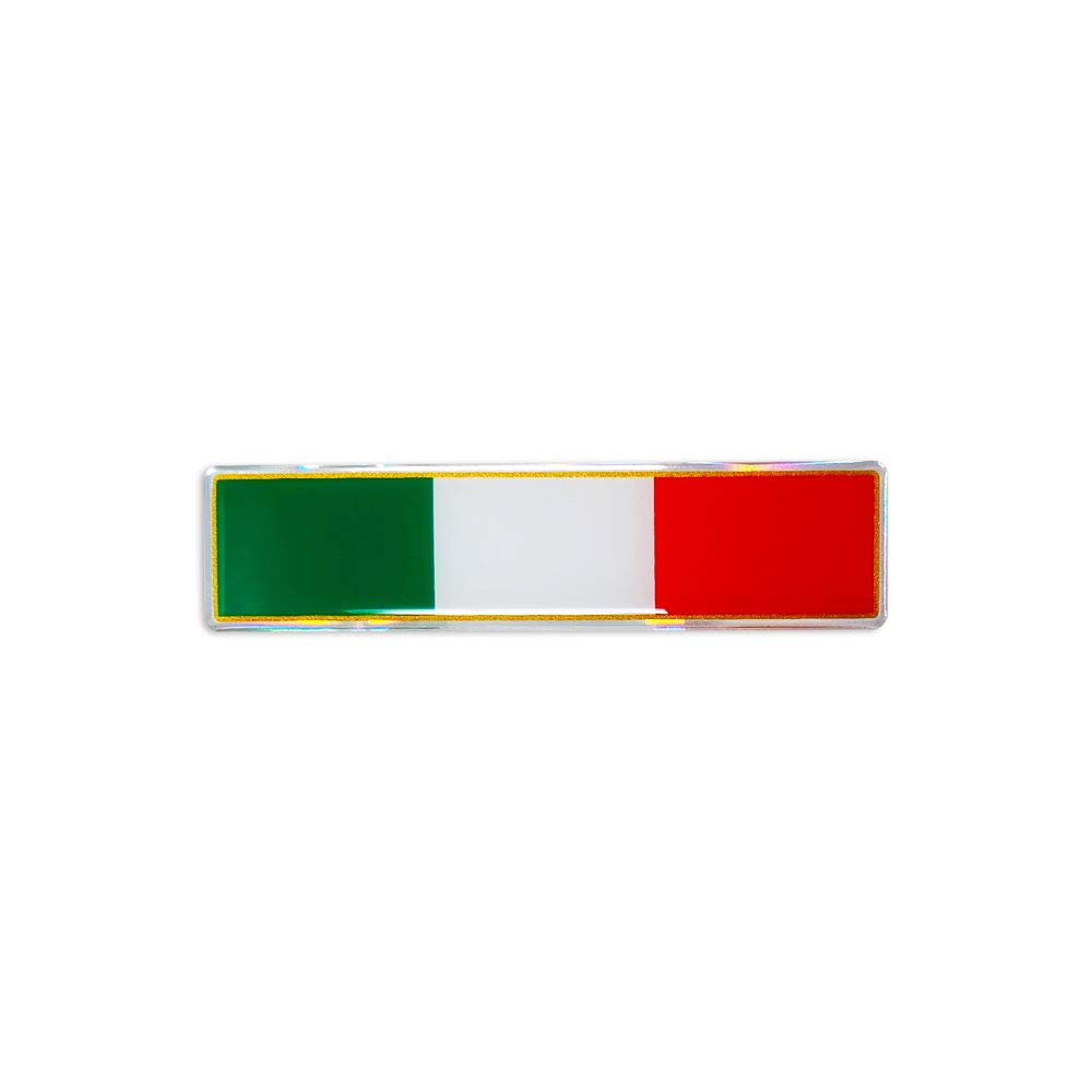 Adesivo Bandiera Italia 3D 110 x 28 mm