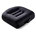 JTYX Coussins de Chaise Adulte Rehausseur Booster Pad Portable Coussin De Siège De Voiture Respirant Maison Extérieur,Black,40x40x12cm