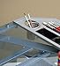 Studio Designs Futura Tower, Silver/Blue Glass
