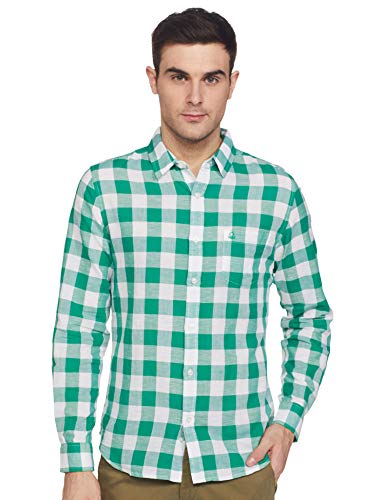Image of United Colors of Benetton Men's Cotton Slim Fit Shirt