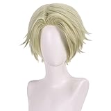 Nanami Kento Cosplay peluca de pelo sintético resistente al calor para Manga Anime JJK juego de rol para Festival, vacaciones, fiesta de Cosplay