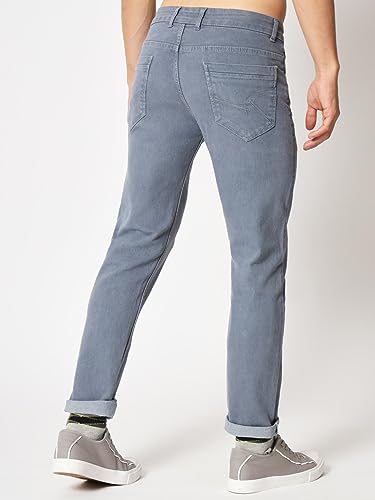 Image of KARGEENS Men Kargeens Men's Jeans Pant Slim Fit Stretchable Casual Wear Low Rise Cotton Blend Denim