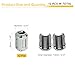 uxcell 12 Pcs Ferrite Filter Ring Core RFI EMI Noise Suppression Cable Clip ID 13mm 0.51Inch Regular Styles for Electronic Devices, Industry, Grey