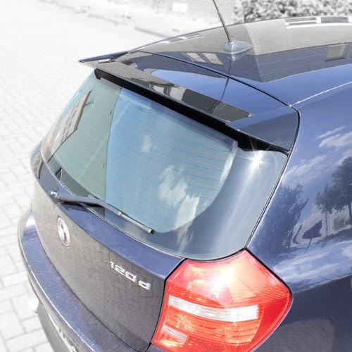 Becquet de toit compatible BMW E81 E87 3-5 portes 2004-2011, spoiler AUTO-STYLE ABS Noir Luisant