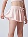 3 Pack Girls Flowy Shorts with Spandex Liner 2-in-1 Youth Butterfly Skirts for Fitness, Running, Sports (Set 9, Small)