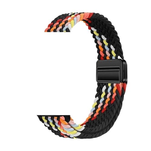 [QATUEBV] �҂ݍ��݃��[�v�i�C�����X�g���b�v �E�H�b�`�E���g�� 49mm 10 46mm 42mm 9/8/7 ���f�B�[�X�u���X���b�g�E�H�b�` 6/5/SE/3 ���X�g�o���h�p(Black rainbow,46 49mm)