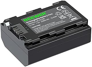 Neewer Battery Pack Replacement for Sony NP-FZ100, Compatible with Sony FX3, FX30, A1, A9, A9 II, A7R III, A7R IV, A7S III, A7 III, A7 IV, A6600, A7C Cameras, 2280mAh Rechargeable Li-ion Battery