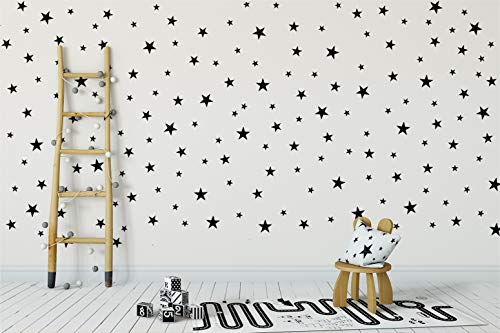 Vinilos decorativos estrellas negras set 166 piezas miniatura 6
