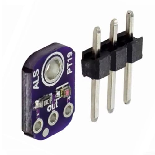 Alanmoship ALS-PT19 Módulo de sensor óptico analógico, placa de sensor de luz UV 2.5V-5.5V con salida de voltaje analógico, señal de fotodiodo para amplificador para Arduino para proyectos de ruptura