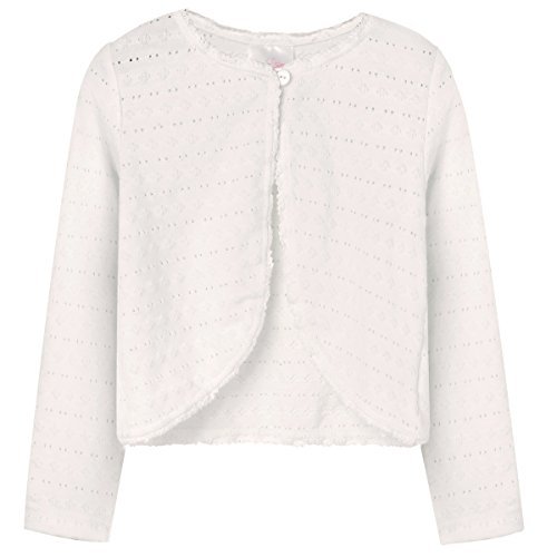 Bonny Billy Little Girls' Long Sleeve Lace Bolero Cardigan Shrug