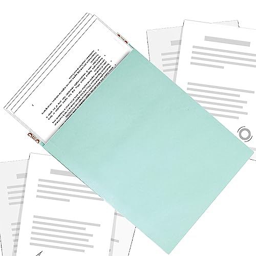 Image of Shuban A4 Size Thick Gummed Seal-Designed Paper Envelopes for Secure Mailing, 50 Pieces, Green,12x10 Inches