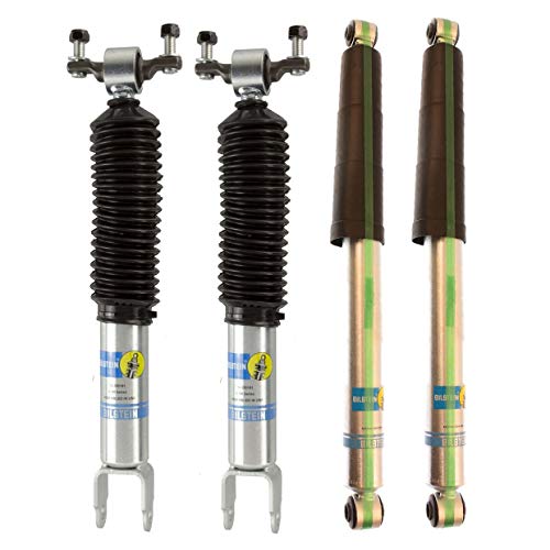 Bilstein B8 5100 Front & Rear Shocks Kit For Silverado Sierra 2500 3500 HD 11-19 Front Lifted Height: 1.5'; Rear Lifted Height: 0-1'