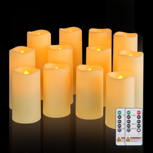 Velas a pilas que no se apagan con el viento ni la lluvia para patios y terrazas