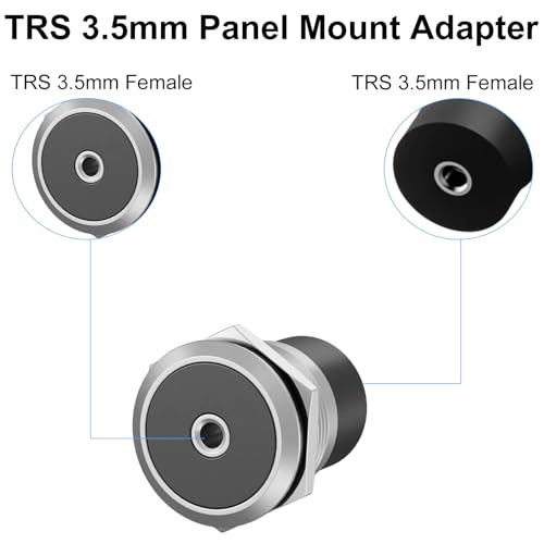 Adaptateur 3,5 mm pour casque stéréo encastrable sur bureau - 2