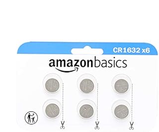 Amazon Basics CR1632 Lithium Coin Battery, 6-Pack
