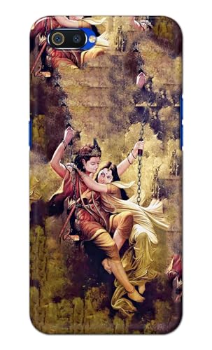 Image of Printed Hard Back Cover for Oppo A1K Back Cover (Radha Krishna Love -J1) -190724(EA)