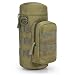 Tactical Molle Water Bottle Pouch for Outdoor Travel Activities Military Camping Hiking Bag Outdoor Bag (Army Green)