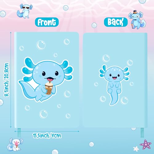 50% Off Xqumoi Axolotl Hardcover Notebook with Planner Stickers - Image 2