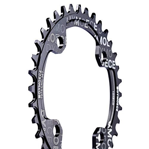 image for Dymoece Narrow Wide Bike Single Chainring 104BCD 32T/34T/36T/38T for 9