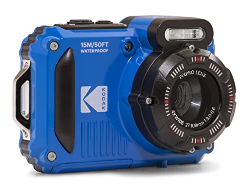 KODAK-PIXPRO-WPZ2-Rugged-Waterproof-Digital-Camera-16MP-4X-Optical-Zoom-27-LCD-Full-HD-Video-Blue