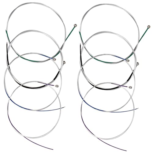 ifundom 8pcs Violin Strings Full Set 4/4 Size Nickel-plated Ball Head Strings for Violin Fine-tuning Accessory