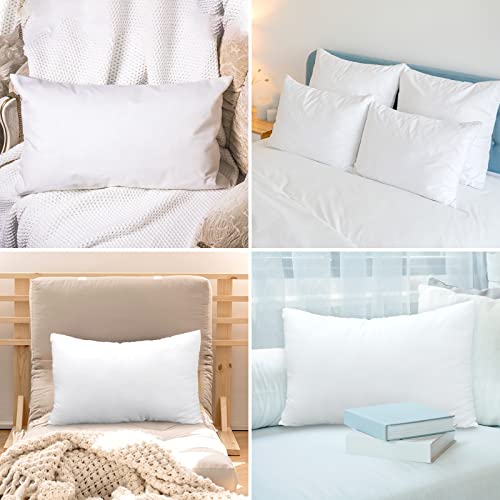 Fixwal 12X20 Inches Throw Pillow Inserts Set Of 2, Indoor Decorative Throw Pillow Inserts, Lumbar Hypoallergenic Rectangle Pillow Form For Bed, Couch And Living Room #TOP6
