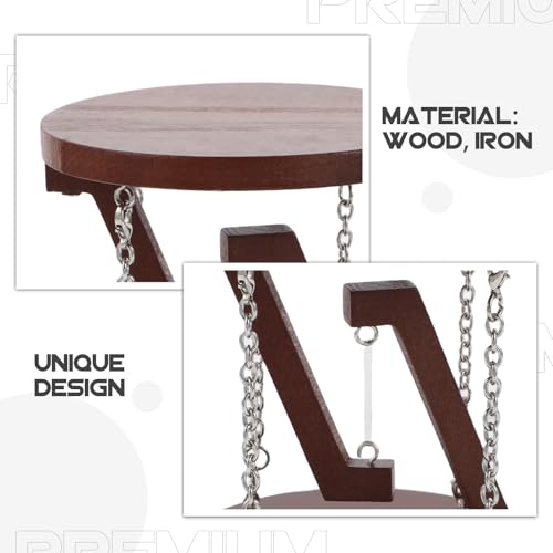 Étagère Flottante en Bois Structure Tendue Ajustable Support Décoratif