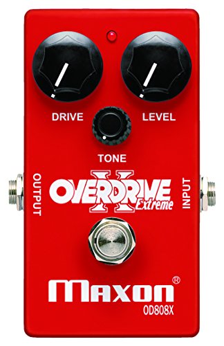 Maxon Compact Series OD808X Overdrive Pédale d’effets de distorsion des basses extrêmes - Les Beatles, Paul McCartney, John Lennon, RIngo Starr, George Harrison Maxon Compact Series OD808X Overdrive Pédale d'effets de distorsion des basses extrêmes – Image 5