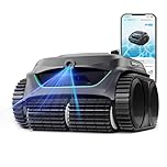 WYBOT C2 Vision AI caméra Robot Piscine sans Fil avec Batterie, Robot de Piscine Sol et Mur, Filtration à Deux Couches, Aspiration puissante, pour piscines enterrées jusqu'à 180㎡(Gris-Vert)