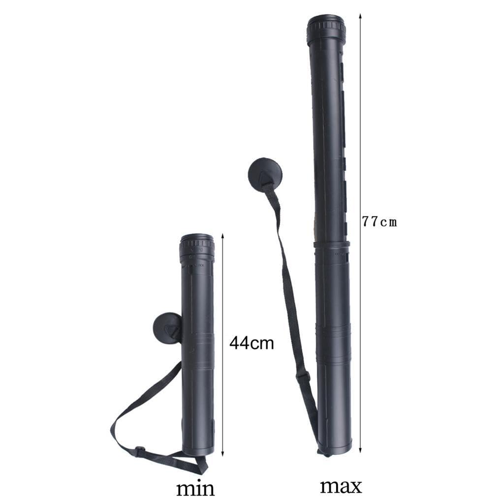 Tubo Portadocumentos Estuche Extensible Portaplanos Transportador con Correa Ajustable Recipiente Plástico Impermeable para Dibujos Pósters