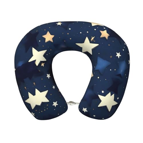 Almohada de Viaje de Espuma Viscoelástica Negra miniatura 1