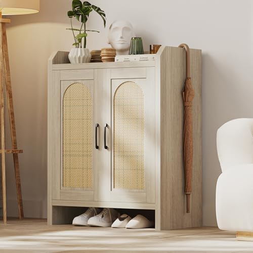 Mericonia Wooden Shoe Cabinet with Doors