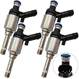 Automotive-leader 4Pcs 06H906036G 6 Holes Engine Fuel Injectors for VW Volkswagen CC Eos GTI Tiguan Golf Beetle Jetta Passat CC Passat Jetta, Audi A3 A4 Quattro A5 Quattro A6 Quattro Q5 TT 06H906036P
